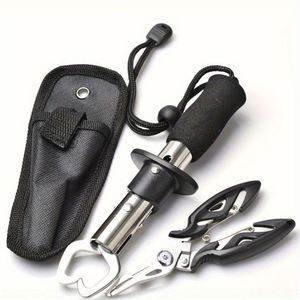 Meilleures ventes : Lot de 2 pinces à poisson, pinces coupantes pour leurres, ciseaux, outil de pêche pour retirer les hameçons, ensemble de pinces à poisson - Product Image 4