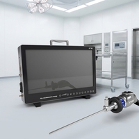 Système d'endoscopie médicale électrique portable IKEDA 9122 4-en-1 Full HD 1080P avec moniteur intégré de 22 pouces et éclairage LED pour laparoscopie