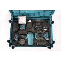 Kit combiné d'outils électriques sans fil au lithium compacts à sortie stable pour petits ateliers et projets de bricolage domestiques