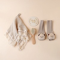 Coffret cadeau pour bébé nouveau-né, ensemble essentiel pour bébé, ensemble de bain pour enfants, cadeau pour nouveau-né fille et garçon pour la fête prénatale