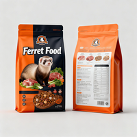 Sacs d'alimentation pour animaux personnalisés imprimés, sacs de stockage pour nourriture pour chiens et chats, sacs d'emballage pour aliments pour animaux résistants à l'humidité, sacs pour nourriture pour furets