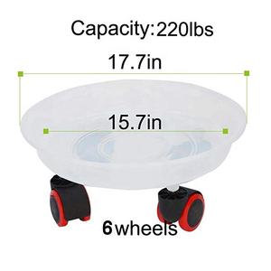 Plantador de pote de ruedas movibles bandeja Trolley Dolly - Product Image 6