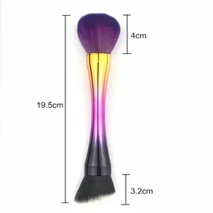 2022 New Design Single Kabuki luxury Powder Makeup Brush Private Label Double Side Powder Brush