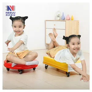 Kids Soft Play Scooters Autism Baby Sensory Toys Indoor Toddler 4-wheeled Scooter Outdoor for Autistic Children Car Unisex LIYOU