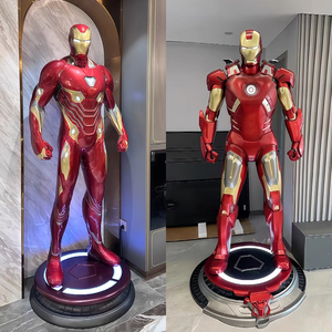 Esculturas de Resina de Películas de Marvel, Figuras de Iron Man, Spider-Man y <span class=keywords><strong>Hulk</strong></span> a Tamaño Real para Decoración Comercial de Calles, Gran Venta - Product Image 6
