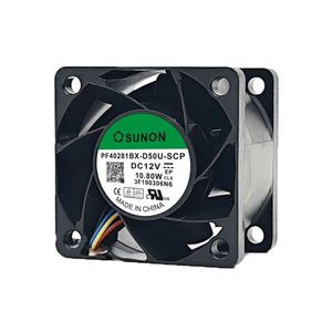 Ventilador SUNON PF40281BX-D50U-SCP 12V 10.8W Nuevo, con Regulación de Velocidad PWM de Cuatro Cables. SUNON Nuevo - Product Image 1