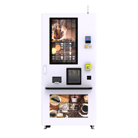 Meilleure vente LE308G Distributeur automatique de café frais moulu en métal Extraction parfaite pour le paiement par jeton de code QR d'utilisation de centre commercial