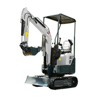 Mini-excavatrice sur chenilles Koop Engine 800 kg avec moteur EPA, pompe et boîte de vitesses - Haute efficacité - Livraison gratuite