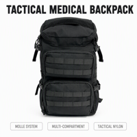 Sac à dos tactique robuste 35L pour commandes en gros avec port USB antivol, idéal pour les voyages, l'alpinisme et les sports