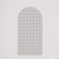 Kit d'organisation mural pliable en bois avec panneau perforé, étagères modulaires, crochets et supports pour salle de bain, cuisine, chambre et armoire