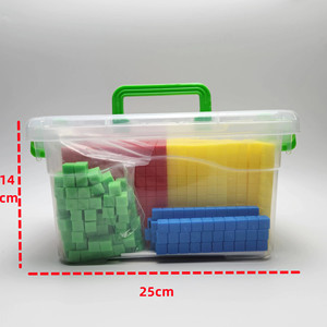 Modè<span class=keywords><strong>le</strong></span> de calcul de grands chiffres à quatre décimales pour l'apprentissage des nombres jusqu'à la dixième place, instrument pédagogique en plastique pour la compréhension des mathématiques - Product Image 3