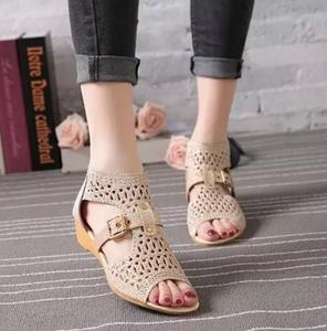 2020 Nuova Estate Delle Donne Strappy Piatto Della Boemia Delle Signore Sandalo - Product Image 1