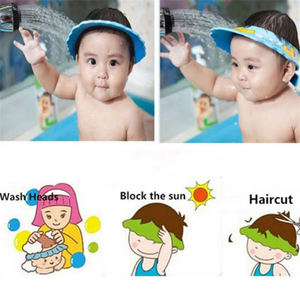 Gorro de champú para bebé, protección auditiva impermeable, gorro de champú para niños, gorro de baño de silicona ajustable para Dios - Product Image 3