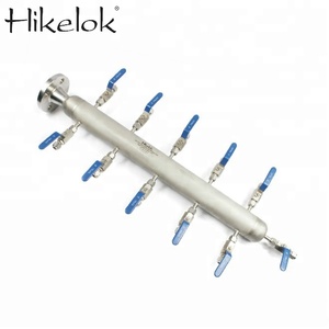 Swagelok loại 2 ''3'' ống 3/4 ''1'' FNPT RF mặt <span class=keywords><strong>b</strong></span>ích đầu vào 4/6/8/10 cử<span class=keywords><strong>a</strong></span> hàng cổng khí phân phối đ<span class=keywords><strong>a</strong></span> tạp không khí tiêu đề - Product Image 3