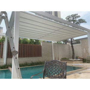 Pergolas retráctiles motorizadas personalizadas Toldo motorizado de techo de <span class=keywords><strong>terraza</strong></span> de aluminio para exteriores - Product Image 4