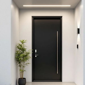 Portes de sécurité en aluminium ZEKIN pour projets résidentiels américains, portes d'entrée principales anti-effraction pour villas - Product Image 3