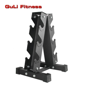 Guli Fitness <strong>Hex</strong> <strong>Dumbbell</strong> <strong>Set</strong> Metal Gym Equipment Storage Tree <strong>Dumbbell</strong> <strong>Rack</strong> 3 Pairs Powder Coating Vertical <strong>Dumbbell</strong> Stand - Product Image 2