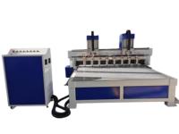 Machine de gravure CNC multifonctionnelle à têtes multiples, commande Mach3, broche 2,2-3,0 kW, pompe à engrenages pour le travail du bois, contrôlée par PLC