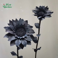 Meilleure vente de papier artificiel fait main géant faux tournesol scène de mariage accessoire d'événement décorations intérieures et extérieures