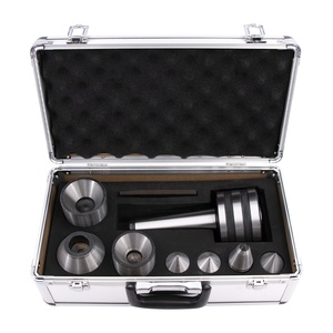 Juego de centros giratorios de alta velocidad con punta viva, cono Morse MT5, intercambiable, 7 piezas, para tornos y fresadoras - Product Image 1