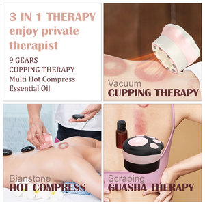 Custom Cupping <strong>Therapy</strong> Set Machine Smart Hot Compress Electric <strong>Negative</strong> Pressure Cupping <strong>Device</strong> Unblocking Meridians Machine - Product Image 2
