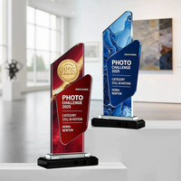 Trophée en cristal pour récompense des employés d'excellence lors de la réunion annuelle de l'entreprise WDY0523