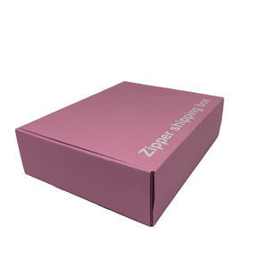 Grande boîte d'expédition autocollante à fermeture éclair auto-scellante personnalisée pour le commerce électronique Bandes d'arrachage Boîtes d'emballage d'expédition pour courrier avec fermeture éclair pour avion - Product Image 3
