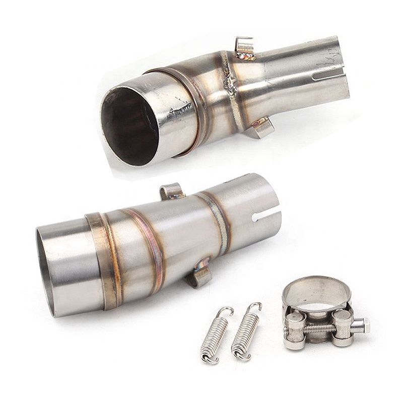 Труба выхлопной трубы для модернизации мотоцикла, средняя секция, звеньевая труба для Z250/300 Z250SL, выхлопная труба из нержавеющей стали
