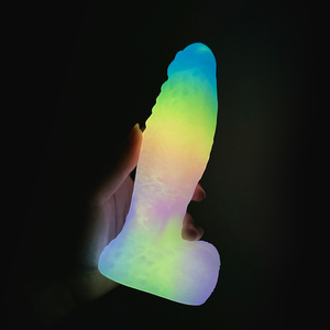 Diseño <span class=keywords><strong>Dilo</strong></span> Thrust gran tapón Anal luminoso suave líquido silicona juguetes sexuales para Mujeres Hombres masaje masturbación juguete para adultos - Product Image 4