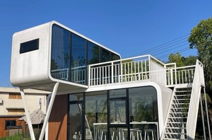 Rumah Kabin Apel Modern Dua Lapis, Rumah Modular Prefabrikasi Mewah, Pod Kabin Apel - Product Image 6