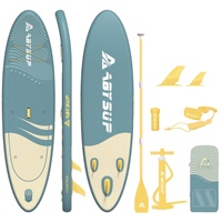 Planche de SUP gonflable QIAODI en PVC pour le surf, écologique et portable avec sac à dos