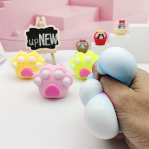 Juguete Blandito de Pata de Gato, Pelota Antiestrés de Rebote Lento, Juguete Sensorial Suave para Niños y Adultos - Product Image 4