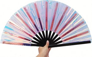 Wholesale Custom Printed Logo Folding Wedding Bamboo Hand Fan Hand Held Crafted Bamboo Product - Product Image 5