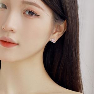 Dylam Best Valentine Days Gift Tiny Hypoallergenic S925 <b>Silver</b> Heart Shape Planet Star 5A Zirconia <b>Stud</b> <b>Earrings</b> - Product Image 2