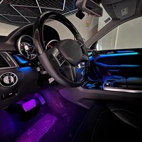 Kit d'éclairage d'ambiance pour voiture Mercedes Benz ML GL GLE GLS W166 2012-2019, éclairage d'ambiance pour l'espace des pieds, éclairage d'ambiance pour le panneau de climatisation