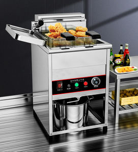 Restaurant Home Bar Party Friteuse commerciale en acier inoxydable 20L grande capacité avec contrôle de l'huile Pan Friteuse électrique verticale - Product Image 3