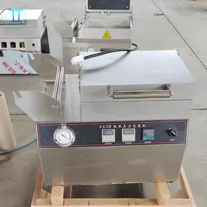 Small Size Food Meat Map Tray Sealer Vacuum Film Skin Thermoforming Packaging Sealing Machine Manufacturing