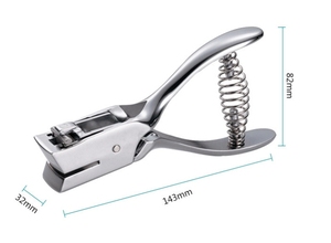 Lỗ duy nhất A4 giấy đấm máy hướng dẫn sử dụng lỗ vuông đấm Kìm thẻ lỗ đấm - Product Image 2