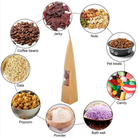 Resealable Plain Brown Zip Lock Heat Seal Kraft Paper Bag Doypack Packaging Pouches With Clear Window for Food Packaging