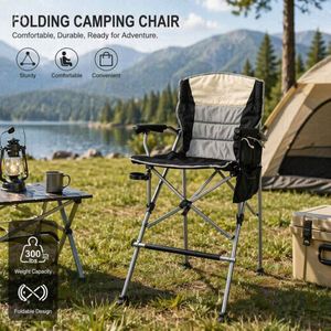Silla Portátil Ultraligera y Práctica para Exteriores, Muebles Cómodos para Playa y Camping, Hechos de Tela Oxford y Hierro, para Pesca y Jardinería - Product Image 4