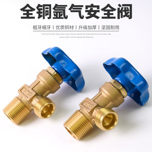 WP-15 Argon Cylinder Valve 1/2 In All Copper Safety Valve Gas Use - Product Image 2