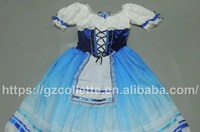 Tutu floral une pièce personnalisé ballerine Giselle robe de danse pour les filles tutus de ballet professionnel imprimé design pour les enfants