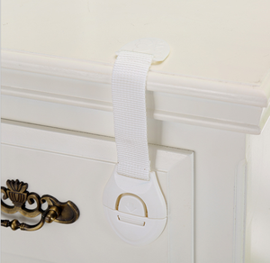 Ebay più caldo bambino strap di sicurezza serrature a prova di bianco serratura armadietto per il bambino prodotto per cassetto armadio frigo porta per animali domestici - Product Image 2