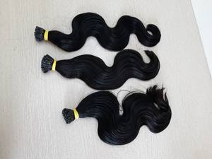 Extensiones de Cabello I-Tip, Extensiones de Cabello Humano Natural, Cápsulas de Queratina Originales, Cabello Humano con Punta de Queratina, Lacio Rizado - Product Image 2