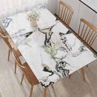 Nappe de table en PVC non tissé, résistante aux UV, imperméable, écologique, réutilisable, anti-taches, durable, de haute qualité, motif floral