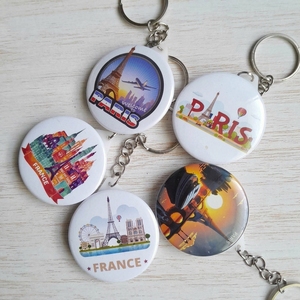 Porte-clés en plastique en gros, breloques personnalisées pour hôtels de <span class=keywords><strong>Paris</strong></span>, porte-clés promotionnels sur mesure, design Australie, souvenir des Pays-Bas - Product Image 3