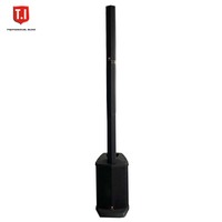 Haut-parleur colonne actif professionnel portable mini en bois 120W avec tente pliante d'extérieur T.I PRO AUDIO, fabrication chinoise