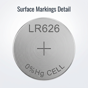 Batteria a Bottone Alcalina TCBEST AG4 <span class=keywords><strong>LR626</strong></span> 1.5V 0% Hg Lunga Durata per Elettronica di Consumo - Product Image 1