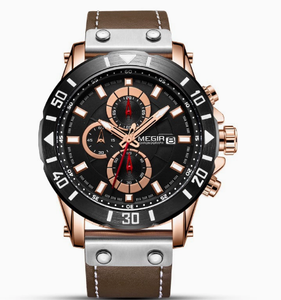 <span class=keywords><strong>Montre</strong></span>-bracelet à quartz <span class=keywords><strong>Megir</strong></span> 2081 pour hommes, chronographe lumineux, étanche, design tendance, <span class=keywords><strong>montre</strong></span> connectée sport, <span class=keywords><strong>prix</strong></span> de gros - Product Image 5