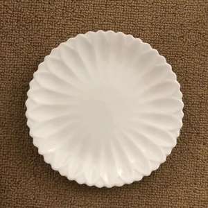 <span class=keywords><strong>Assiette</strong></span> à <span class=keywords><strong>chrysanthème</strong></span> ronde en porcelaine blanche, service de table de la chine 6-18 pouces, bon marché pour hôtel, livraison gratuite - Product Image 2